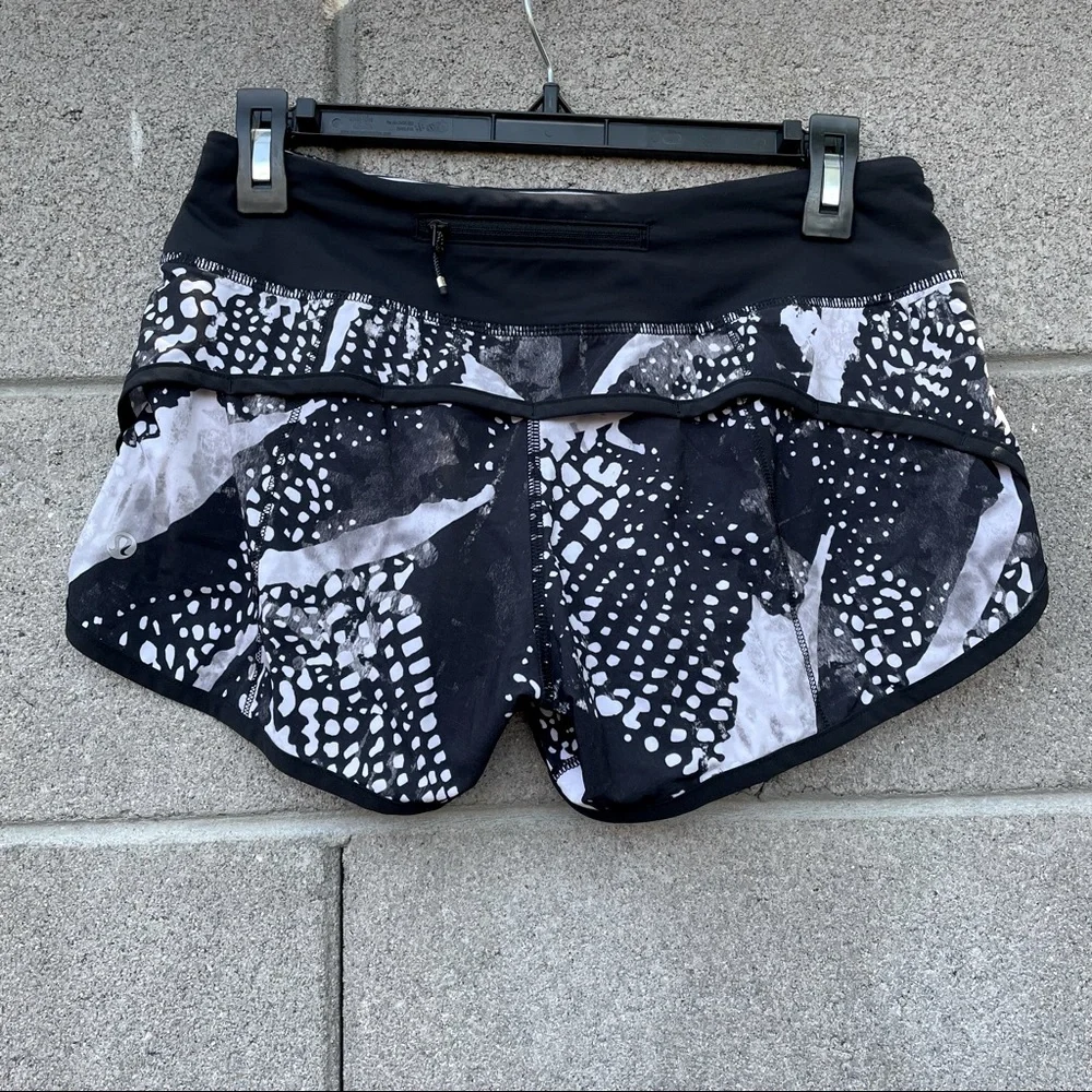 Lululemon Speed Short Static Mist White Black - Picture 7 of 9